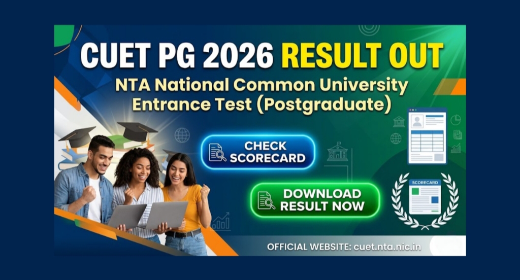 NTA CUET PG Result 2026 Out - Check Scorecard | Download Result Now