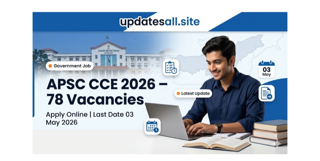 APSC CCE Recruitment 2026 - Apply Online for 78 Posts | Assam Civil Service Exam