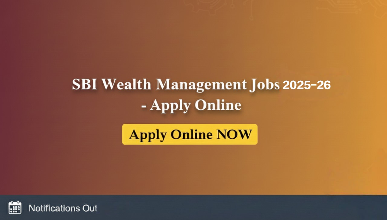 SBI Recruitment 2025-26 - Specialist Cadre Officers (Contract Basis)